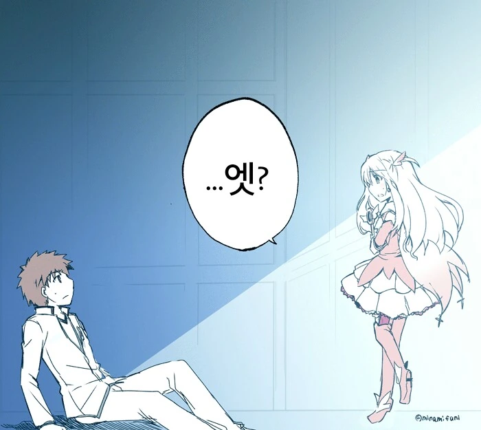 Fate) 5차 성배전쟁에 프리즘 이리야가 소환된 만화