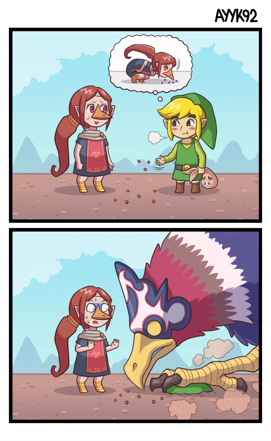 2컷 젤다 Comic 2개